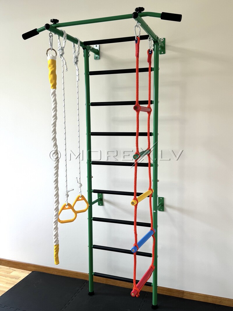Swedish wall for children RESTPRO® KID-2 Green - used for one photo shoot!