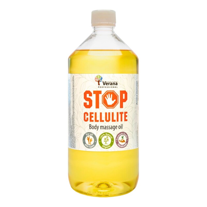 Anti cellulite massage oil Verana, Stop celulite 1 litr