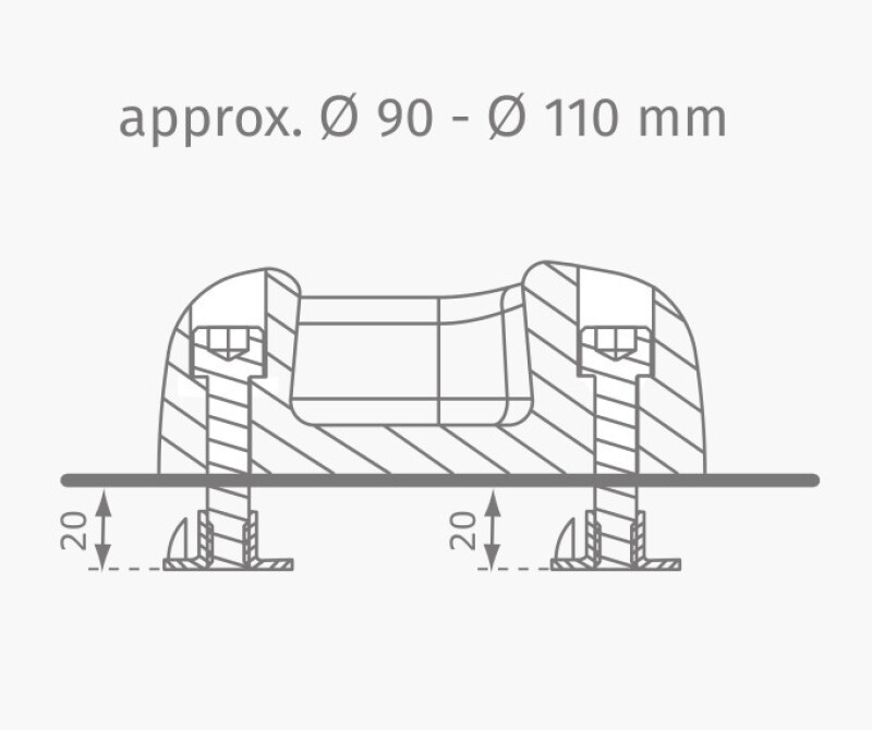 Kāpšanas akmeņi KBT Ø75 - Ø85 mm, daudzkrāsaini, 5 gab.