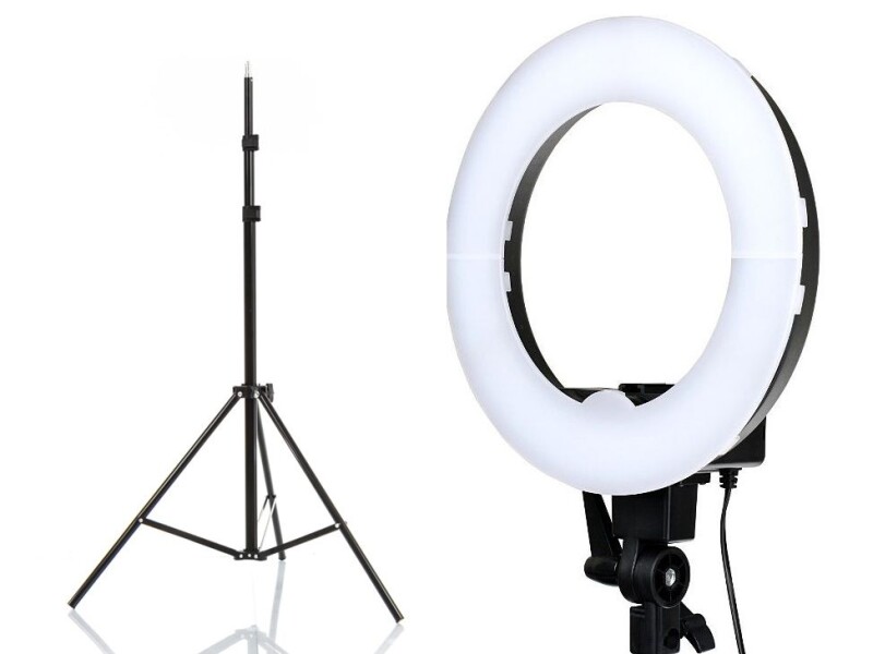 Gredzenveida LED lampa foto un video uzņemšanai Ø30 cm, 35W (foto_04263)