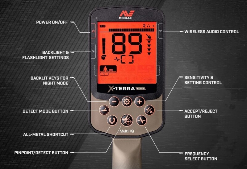 Minelab X-Terra Elite Metal Detector (3707-0002)