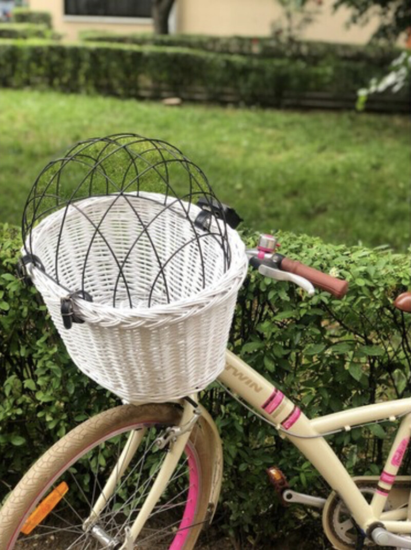 Pet bicycle basket