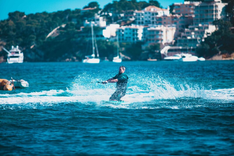 Knībodrs Jobe Sentry Kneeboard uz ceļiem braucamais dēlis, zils