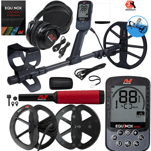 Metāla detektors Minelab EQUINOX 900 + DĀVANA: PRO-FIND 40