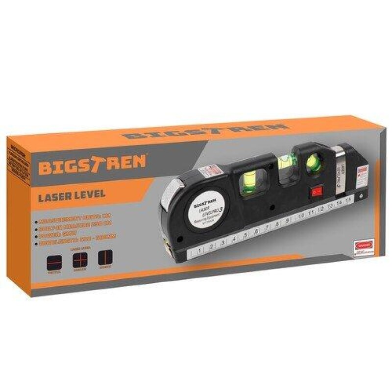 Laser level with measure 250 cm