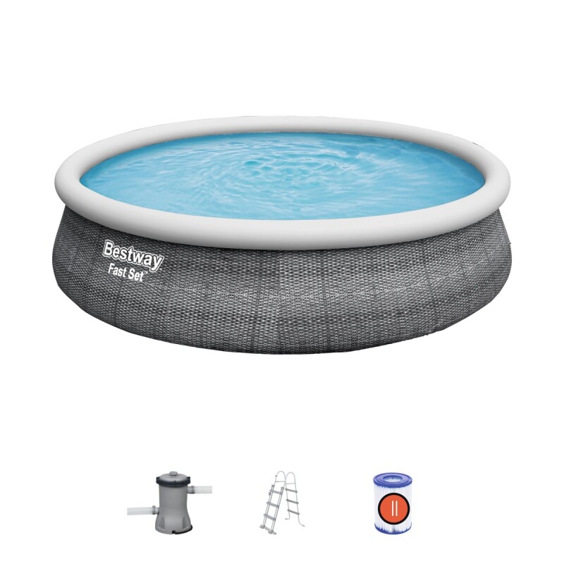 Baseins Bestway 57372 Fast Set 457x84 cm Pool Set