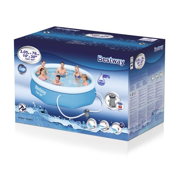 Swimming filter pristatoma 305x76 MOREX pump internetu, Pool Bestway | Set, Pools prekė 57270 užsakykite, parduotuvė pirkti with adresu, Rygoje nurodytu cm (57270) Fast Set
