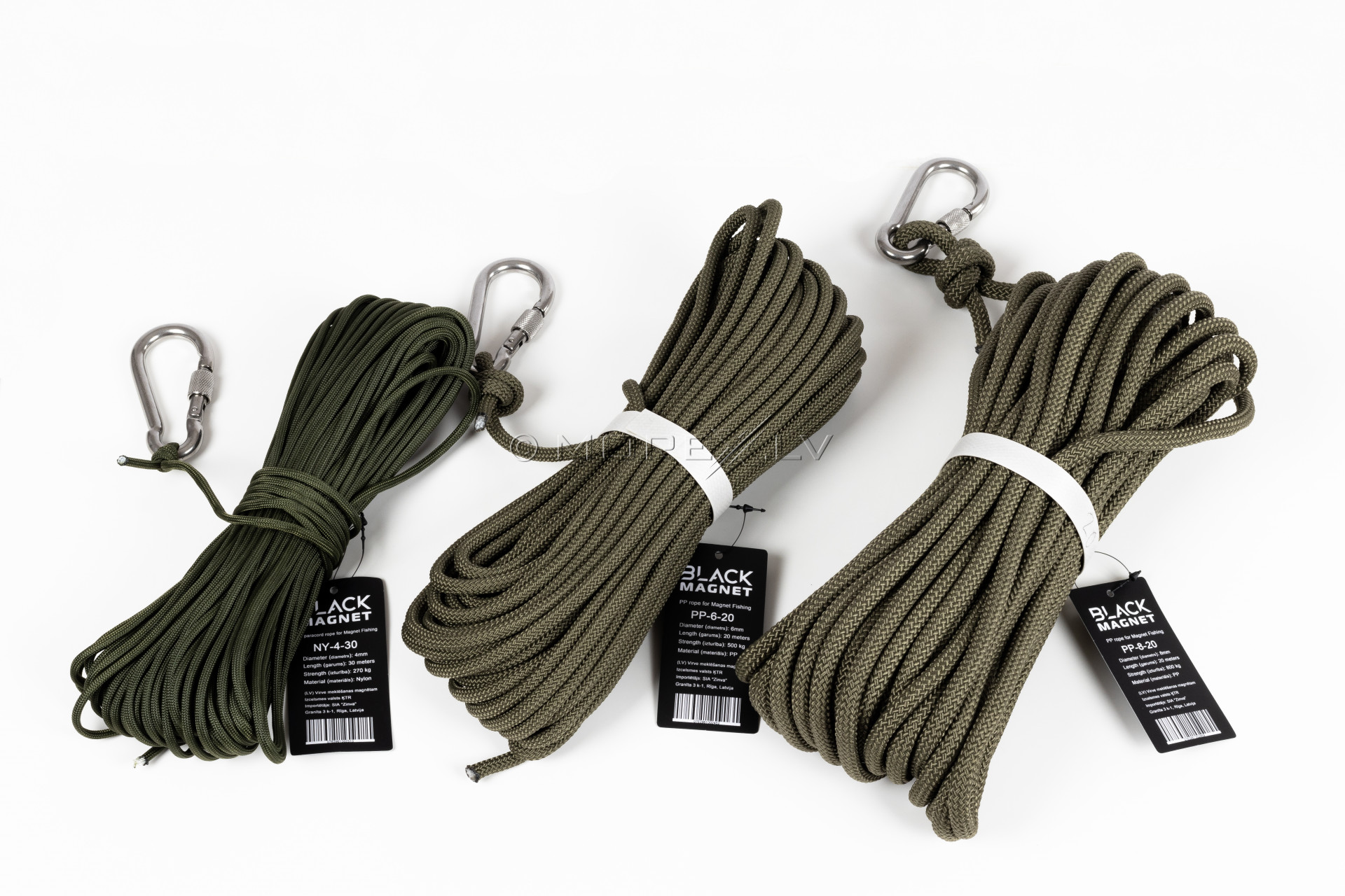4 mm x 30 m paracord rope for Search Magnet Black Magnet ROPE-NY-4-30  Magnets pirkti internetu, prekė pristatoma nurodytu adresu, užsakykite,  parduotuvė Rygoje